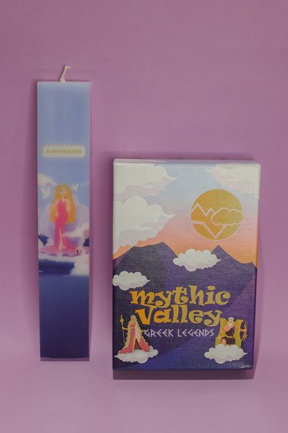 Πασχαλινό Σετ «Αφροδίτη» – Λαμπάδα & Παιχνίδι Mythic Valley