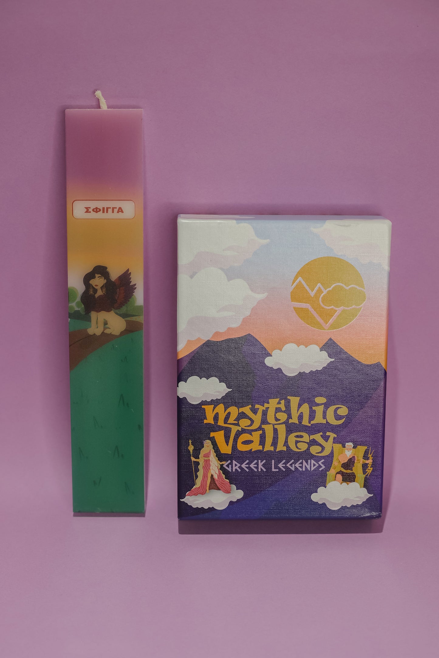 Easter Set "Sphinx" – Candle & Toy Mythic Valley