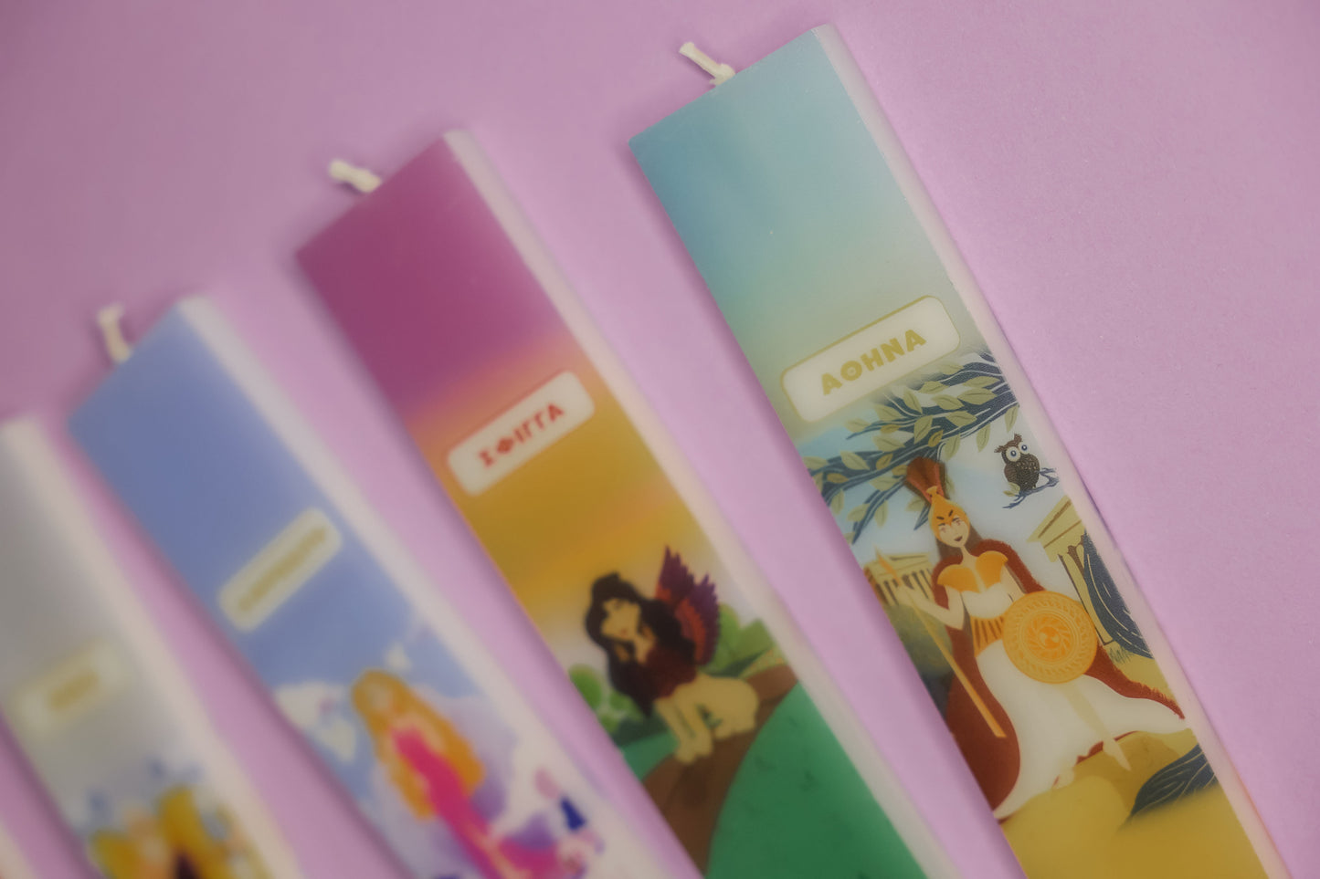 Easter Candle "Athena" – Mythic Valley