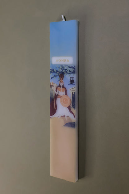 Easter Candle "Athena" – Mythic Valley